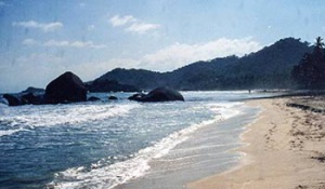 Strand in Tayrona, Quelle Wikipedia